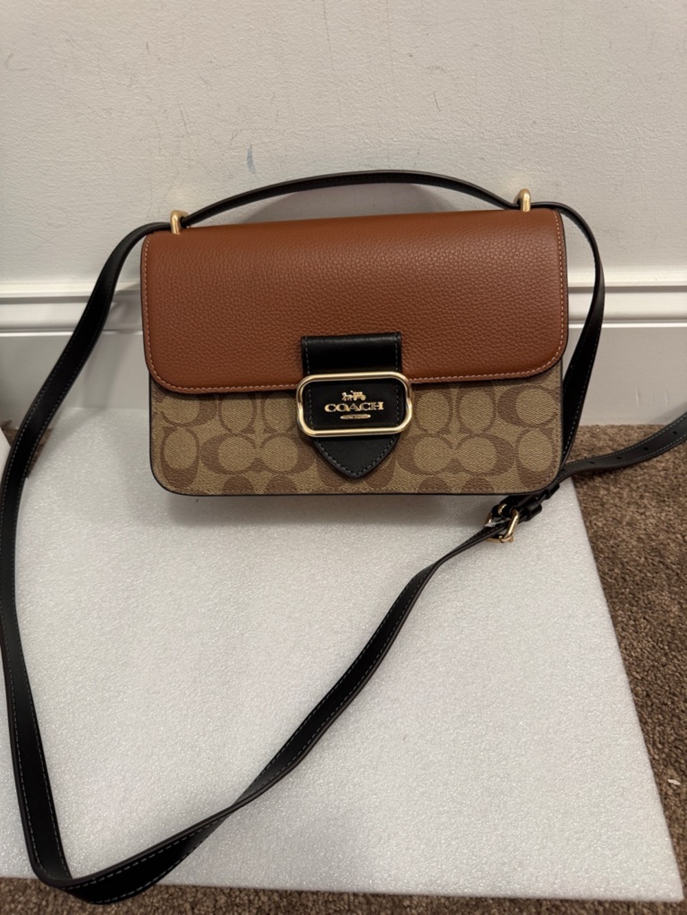 Coach Morgan Square Crossbody Colorblock- NWT